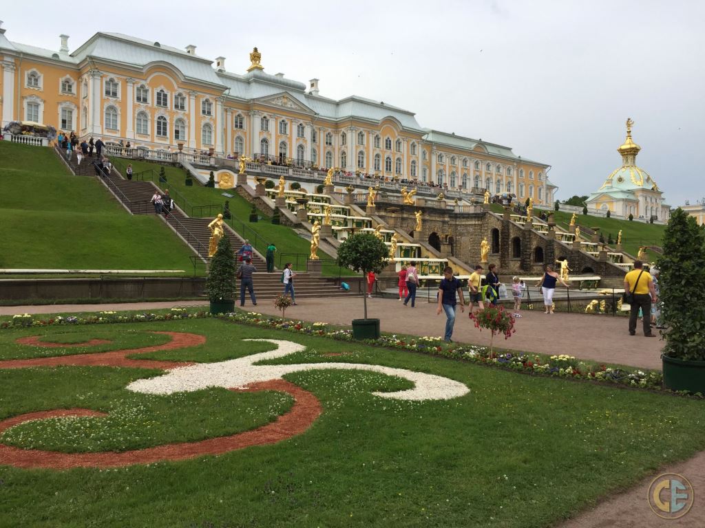 The Back Of Peterhof Palace